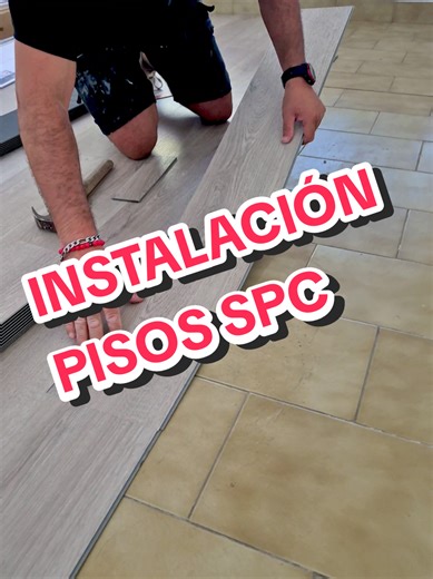 Instalación de pisos SPC con sistema click ✅️ Pedí tu cotización ahora mismo al WhatsApp 1158515331 📱 #pisosspc #flooring #fypシ #spcflooring