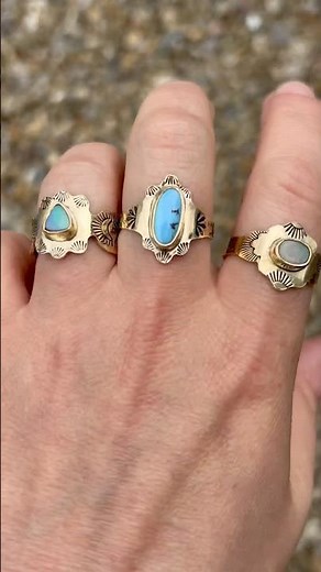 Making vintage style rings from brass