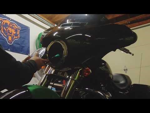 Harley Davidson Streetglide LED headlight install