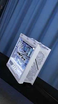ASUS TUF RTX 5070 Ti White + ROG B850-A Snow – Clean Solar Build😱 #gaming #pcbuild #rog #amd