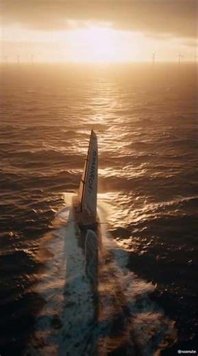 Sailing Through a Sea of Wind Turbines #Future