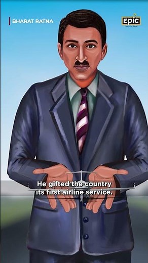 J.R.D. TATA - Father of Indian Aviation | Bharat Ratna - The Jewels Of India | Epic