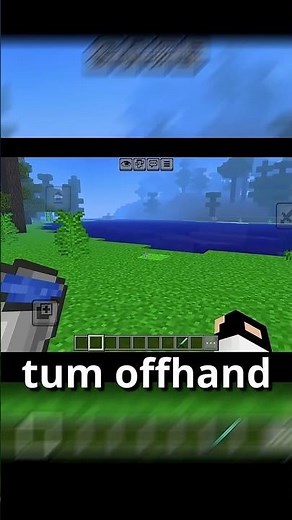 Finally Offhand in bedrock || Shou_playz