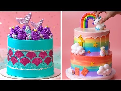 美しいケーキ | かわいいケーキを飾る方法 | とてもおいしいケーキのレシピ | How to Decorate a Pretty Cake