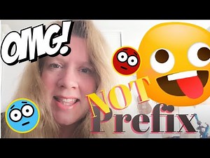 'NOT' Prefixes - How to Say Them & How to Use Them (USA)