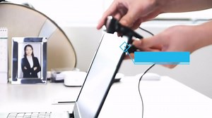 Webcam with Microphone - QY 1080p Full HD USB Camera, 30fps, Wide-Angle Video Capture - Auto-Light Correction - Plug & Play Cam for Laptop, Desktop Computer & Mac - Adjustable Clip