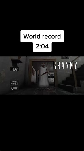 Granny 1.8 Practice Mod - World Record Speedrun in 2:04