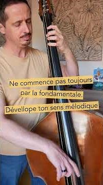 Bb slow blues - Walking triade #bass #jazz #music #bassplayer #doublebass #contrebasse
