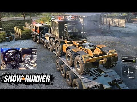 SnowRunner PC - Does The Wheel Work?? 900° First Impressions (Thrustmaster TS-XW)