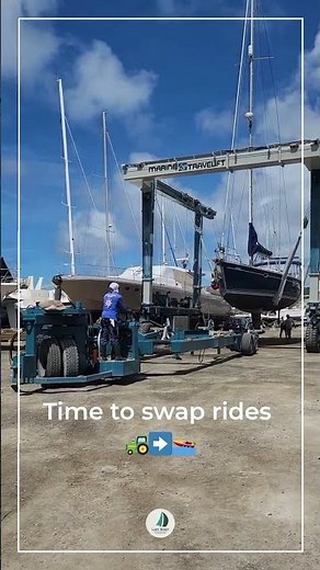 Sailboat Haul Out in St. Maarten ⚓ From Sea to Dry Dock