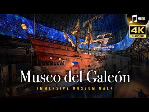 NOW OPEN! | Museo del Galeón Manila 4K | 3-Hour Immersive Walk with Music | No Commentary