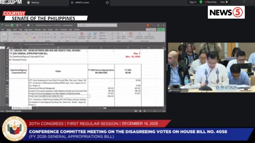 LIVE | Bicameral Conference Committee meeting on proposed 2026 national budget (December 16, 2025) | News5