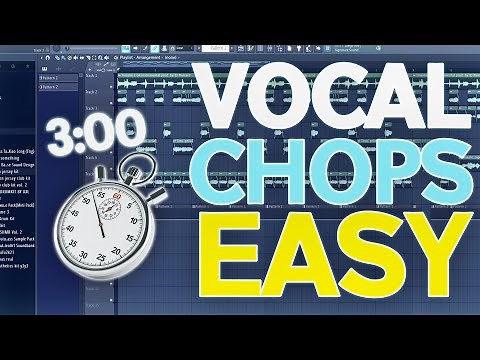 How To Make Vocal Chops for Jersey Club in 3 MINUTES (fl studio)