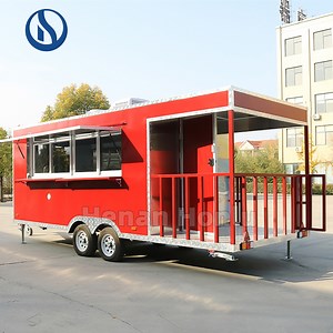 [Hot Item] Customized Ice Cream Food Trailers Fully Equipped Kitchen Equipment Kiosk with Generator