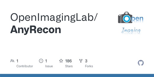 GitHub - OpenImagingLab/AnyRecon: AnyRecon: Arbitrary-View 3D Reconstruction with Video Diffusion Model