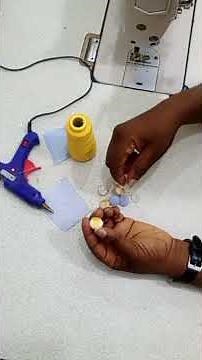 How to make a cloth cover button with out the cover button machine