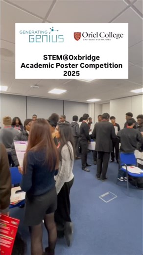 Generating Genius | 🎓✨ Last Thursday, we celebrated our Academic Poster Competition in collaboration with Oriel College, University of Oxford! 💡 45 incredible... | Instagram