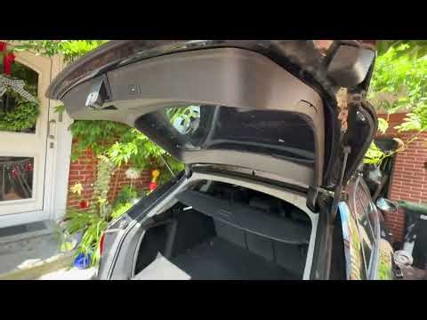 How to open and close your boot lid (electric trunk lid) Audi A4/S4 Avant DIY