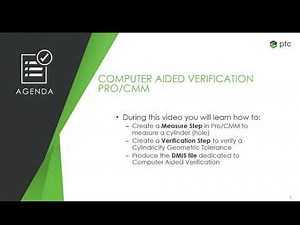 How to use PRO/CMM to verify a Geometric Tolerance of Cylindricity in Creo Parametric