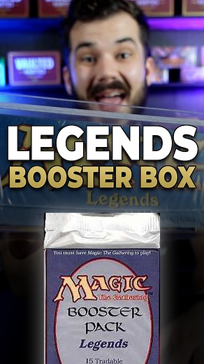⭐️ LEGENDS BOOSTER BOX ⭐️ We will be opening this sealed vintage magic boooster box and packs will be in our shop! Join Vaulted Rarities on 11/28 and watch these packs opened LIVE on BLACK FRIDAY  #mtg #magicthegathering #tcg #mtgcommunity #mtgaddicts | Vaulted Rarities | Facebook