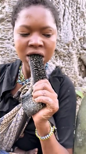 This Beautiful African Girl Finally Enjoys Her Meal।