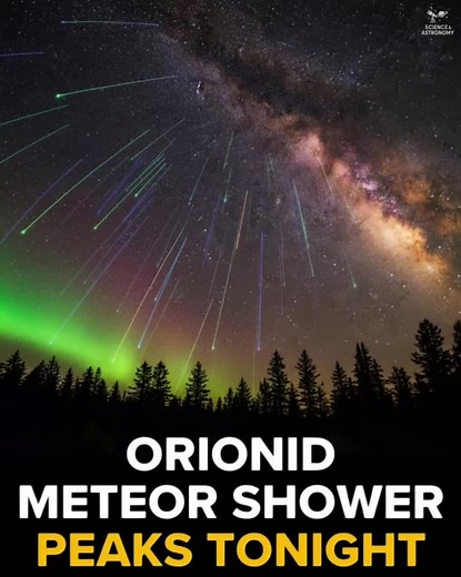 🌠Peringatan Pantauan Langit! Malam ini, planet kita akan melintasi jejak debu yang ditinggalkan Komet Halley, memicu Hujan Meteor Orionid yang spektakuler. Nantikan garis-garis terang dan bola api bercahaya menghiasi langit malam — puncaknya malam ini, 21–22 Oktober. Sekitar 25 meteor per jam dapat memukau mereka yang berada di bawah langit yang cerah dan gelap. 🕛 Waktu terbaik untuk mengamati: Setelah tengah malam hingga fajar, terlihat dari kedua belahan bumi. Pakai pakaian hangat, keluarlah