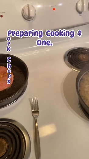 Lunch. #porkchops #Dnyce #sunday #denisereed1939 | Denise Reed