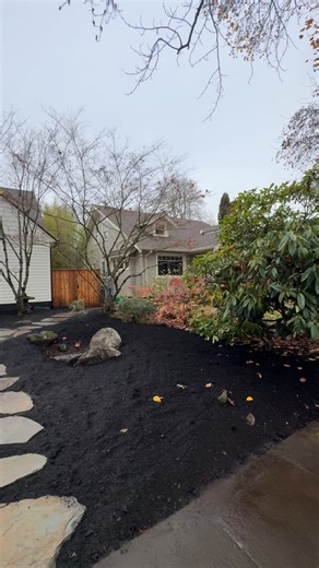 Flagstone in! Stay tuned to see @wildscapegardens work her magic! | Prestige Landscape & Tree Service, LLC