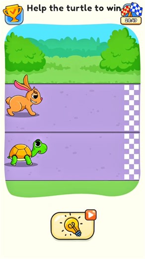 Help the turtle to win 🐢 – DOP 5 | Delete One Part! 🧐 #shorts