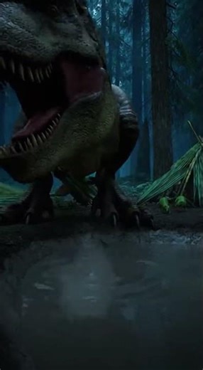 Compsognathus vs a bubbling quicksand pit in a Prehistoric World