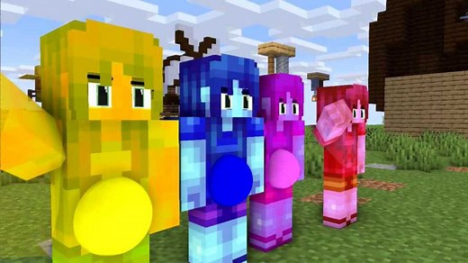 我的世界，在MC里怀孕生宝宝是什么待遇呢，看看她们的孕期生活