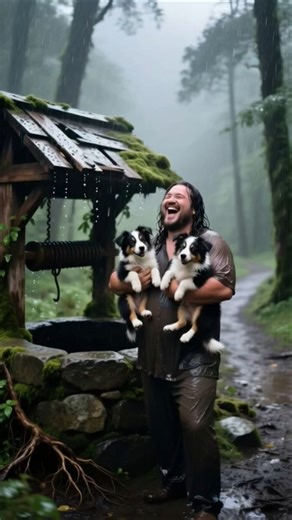 The pug dog risks everything to save two border collie puppies from serious trouble #pug #rescue