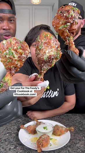 Kimmy's Kreations Cookbook: Garlic Parm Chicken Lollipops Recipe