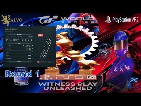 GT7 World series Manufacturers cup round 1 on PS5 Pro PSVR2 4K 60fps using PSSR2