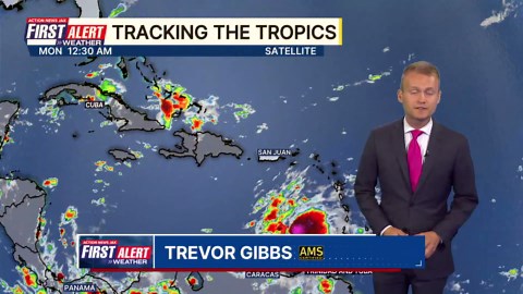 Tropical wave in the Caribbean close to becoming a tropical storm