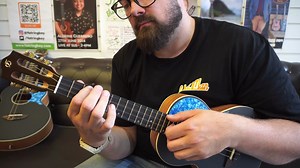 1.1K views · 26 reactions | The Flight Iris Tenor doing a little dance around the key of C. A fantastic solid top uke with a wide nut at just £149. We love them and they have been flying out this week. What do you think of the Blue/Black combination? | Southern Ukulele Store | Facebook