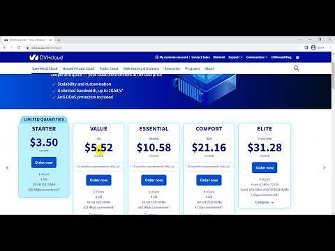 How to buy vps server from OVH.com
