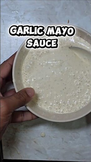 How to Make Garlic Mayo Sauce for Doner Kebab | Simple & Delicious #garlicsaucerecipe #easyrecipes