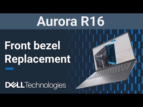 Alienware Aurora R16 | How to replace the front bezel
