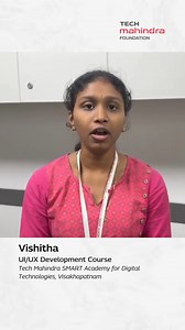 Tech Mahindra SMART Academy for Digital Technologies is now in Delhi! The Students from SMART Digital Technologies Academies in Visakhapatnam and Hyderabad share their stories of learning and growth with the Academy in this video! Know more: https://www.smart-academy.in/tech-mahindra-smart-academy-for-digital-technologies-delhi/ #TogetherWeRise #SmartAcademy #digitaltechnologies #SkillDevelopment #EmpoweringYouth #TMF #CSR | Tech Mahindra Foundation