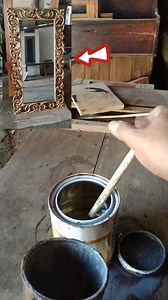 8 comments | how to make gold powder paint mixture✅ #reelsvideo #reelsfbpro #reelsfyp #foryou #tipsntrick #tutorial #woodworking #finishingsystem #carpenter | Dody Stw | Facebook