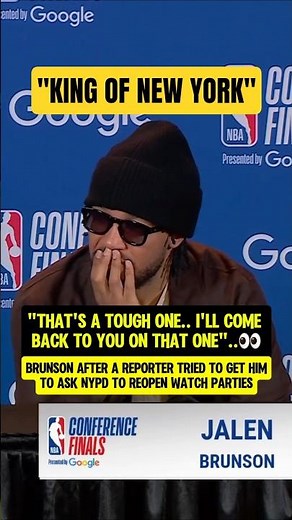 Reporter putting Jalen in a TOUGH SPOT👀