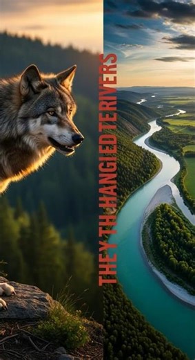 "Wolves Put Back Into Yellowstone — Then The Rivers Changed Shape"