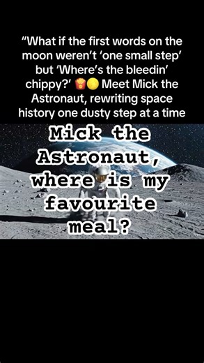 Bit Dusty, In’t It? Mick the Cockney Astronaut Lands on the Moon. #veo3