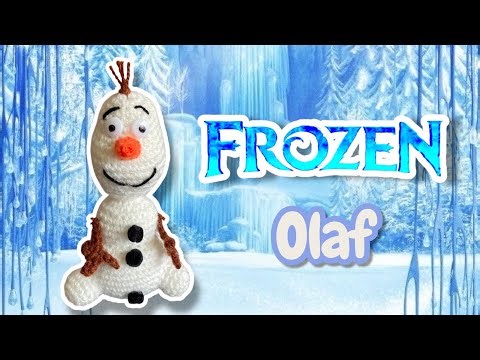 How to crochet Olaf from Frozen: amigurumi tutorial, step by step.