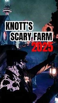 #KnottsScaryFarm 2025 💀🎃😈 #halloweenhaunt #halloweenhorror #spookyseason 👻