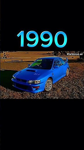 evolution of subaru car (1954~2025) #shorts