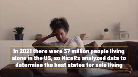 The top 10 best US states for living alone