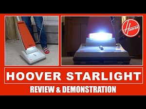 Hoover Starlight U2002 Vacuum Cleaner Review & Demonstration 1977