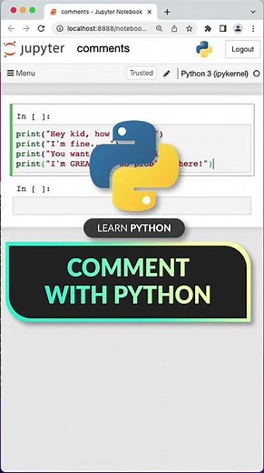 Comment While Coding With Python! #data